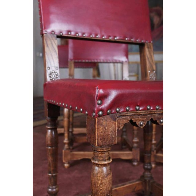 Antique Neo-Renaissance Chairs and Armchair, Set of 4 For Sale - Image 3 of 13