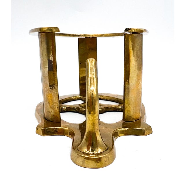 1970s Vintage Brass Horseshoe Wall Hat Holder & Hook – Western / Equestrian Style For Sale - Image 5 of 9
