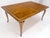 French Provincial Chestnut and Cherry Country French Cabriole Leg 2x18" Leaves Dining Table MINT For Sale - Image 3 of 12