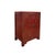 Elevate your interior space with this exquisite vintage-style red lacquered cabinet, a masterclass in traditional East...