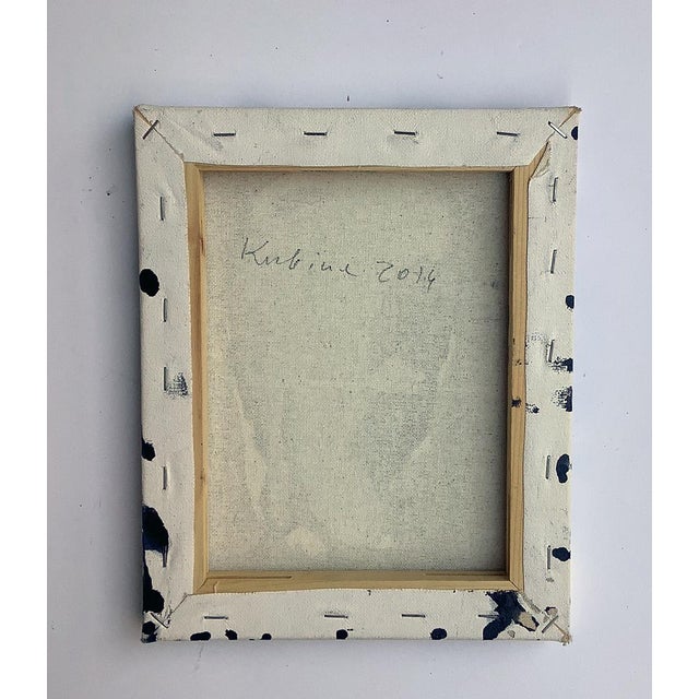 Abstract Jerzy Kubina Portrait of Unknown For Sale - Image 4 of 4