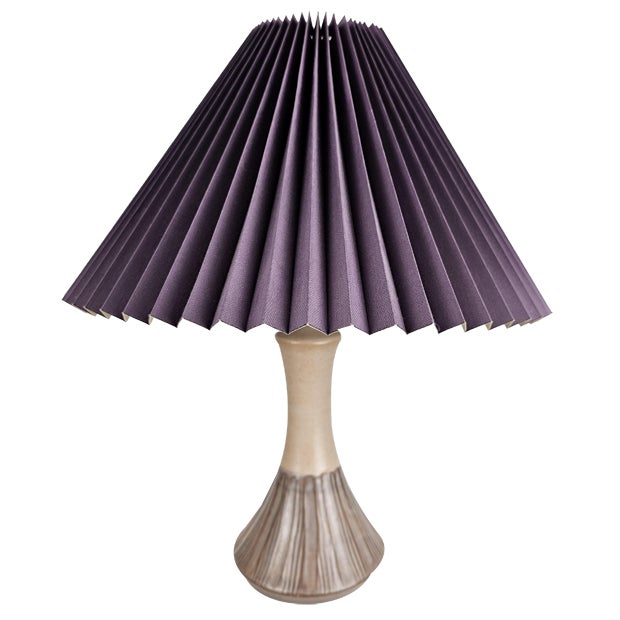 Danish Ceramic Table Lamp by Chris Haslev, 1960s For Sale