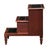 Early 19th Century Library Stair Steps of Mahogany and Leather in the Regency Style From England For Sale - Image 5 of 9