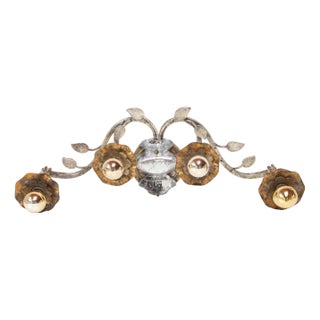 Large Italian Wall Light in the style of Banci or Maison Bagués, 1980s For Sale