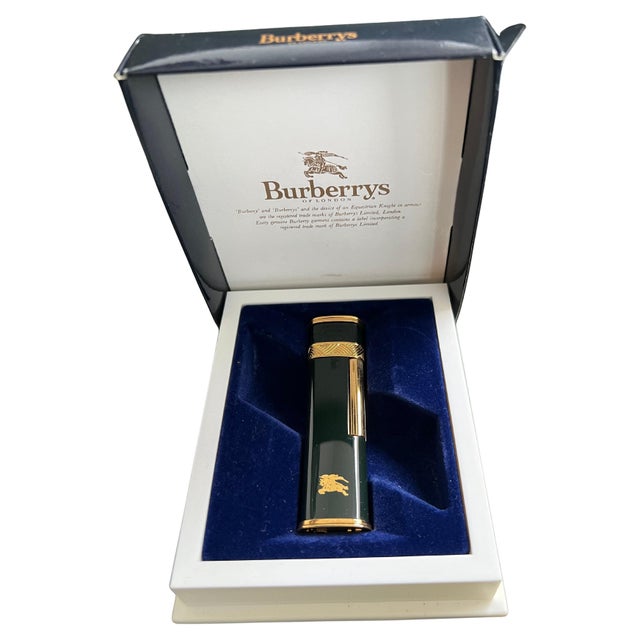 Vintage Burberry Cufflinks, 4 Piece Set in Original Case, "Circa 1990s" For Sale - Image 9 of 18