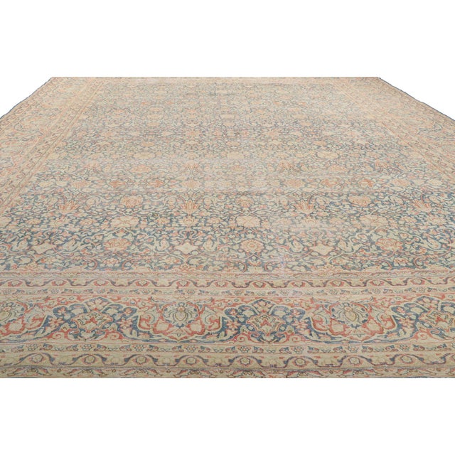 Antique Persian Kerman Rug, 11'03 X 16'04 For Sale - Image 4 of 12