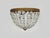 Louis XVI Style Crown-Shaped 3-Light Ceiling Light with Half-Basket Glass Pendants, 1950s For Sale - Image 3 of 9