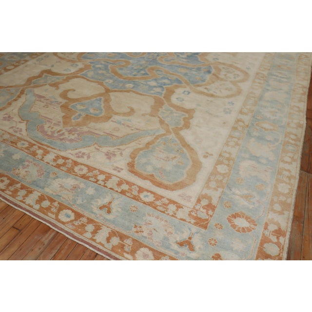 Vintage Zabihi Collection Turkish Room Size Rug For Sale - Image 12 of 12