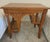 Art Nouveau Late 1800's Art Nouveau Red Tiger Oak Library Table For Sale - Image 3 of 7