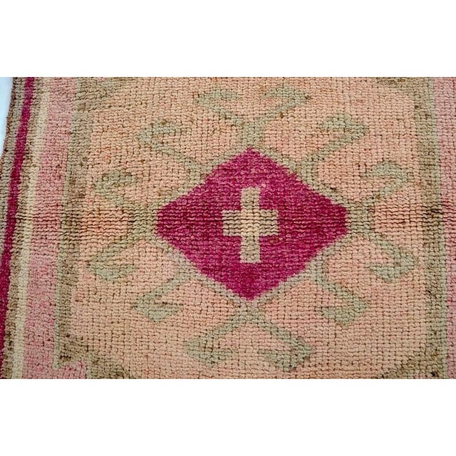 Tribal Floral Handknotted Runner For Sale - Image 10 of 10