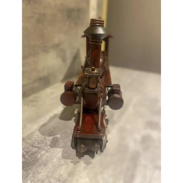 Vintage Wooden Model Train For Sale - Image 6 of 9