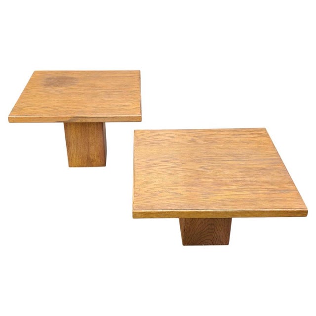 Vintage Wooden Coffee or Side Tables, 1960s, Set of 2 For Sale - Image 14 of 14