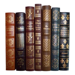 1980s Vintage Easton Press Collection Leather Books - Set of 7 For Sale