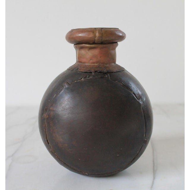 Hand Crafted Vintage Iron Oil or Water Storage Vessel For Sale In Milwaukee - Image 6 of 9
