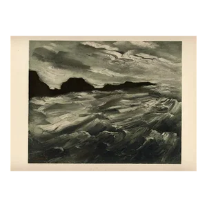 1958 Vlaminck Lithograph 30 the Baie Des Trepasses