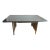 Vintage McDowell & Craig Vintage Tanker Desk With Custom Glass Top For Sale