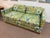 Mid-Century Modern 1960s Mid Century Modern Loveseat by Flair Furniture in Bold Blue Green Floral Upholstery For Sale - Image 3 of 10