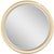Thomas O'Brien for Visual Comfort Signature Tricia 24" Illuminated Round Mirror in Hand-Rubbed Antique Brass For Sale