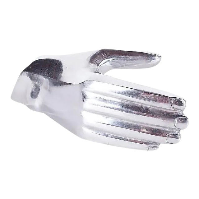 2001 Cast Aluminum Hand Doorstop For Sale