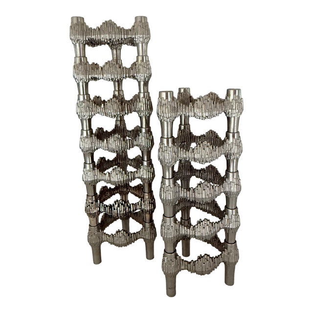 1960s Danish Candlesticks by Jens Quistgaard - 12 Units For Sale