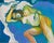 Celia Guibbert, Nude Blue Is the Warmest Color, 2000s, Painting on Canvas For Sale - Image 14 of 14