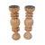Set of 2 Wood Candle Stands For Sale In Los Angeles - Image 6 of 6
