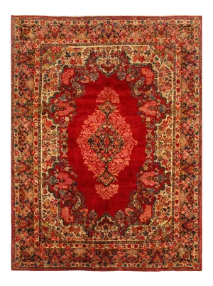 Red Antique Persian Sarouk 10' 3'' X 13'11''