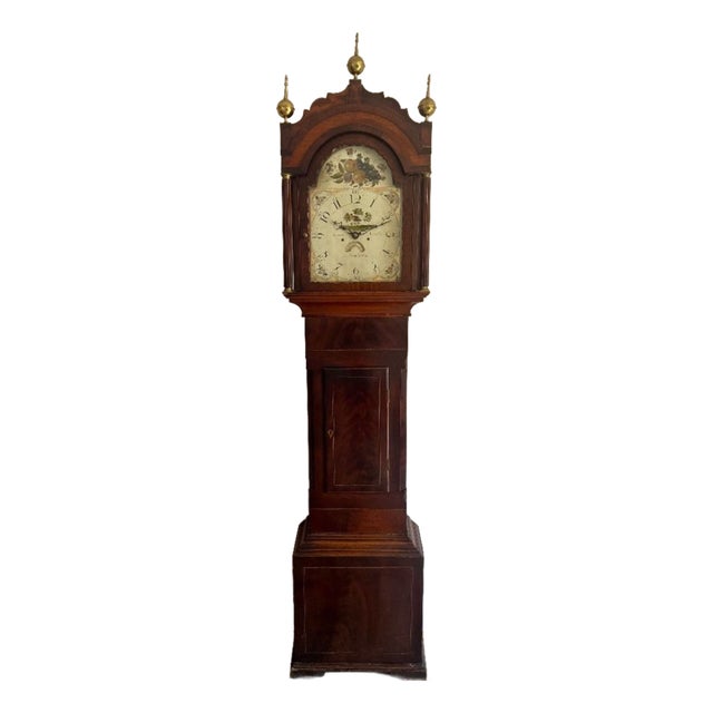 Antique Mahogany Longcase Clock, 1800 For Sale