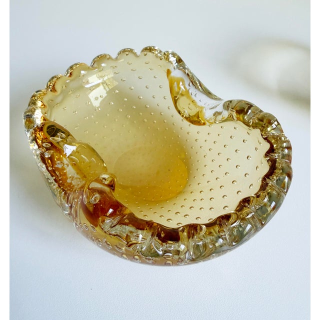 Murano Murano Bullicante Style Ashtrays - A Pair For Sale - Image 4 of 15