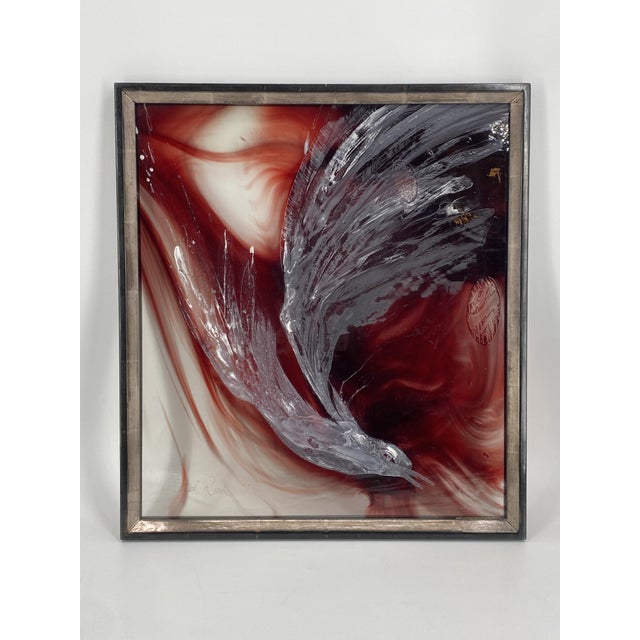 Renate Groß, Vogel Rock, 1985, Painting on Glass For Sale - Image 15 of 15