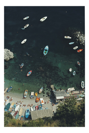 Slim Aarons, Conca Dei Marini Bay, Limited Edition Estate Stamped Photographic Print, 1980s