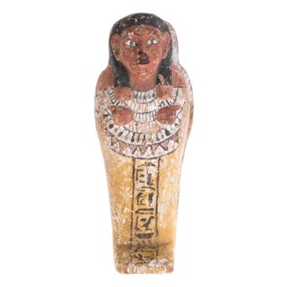 Egyptian Polychrome Sarcophagus Case For Sale