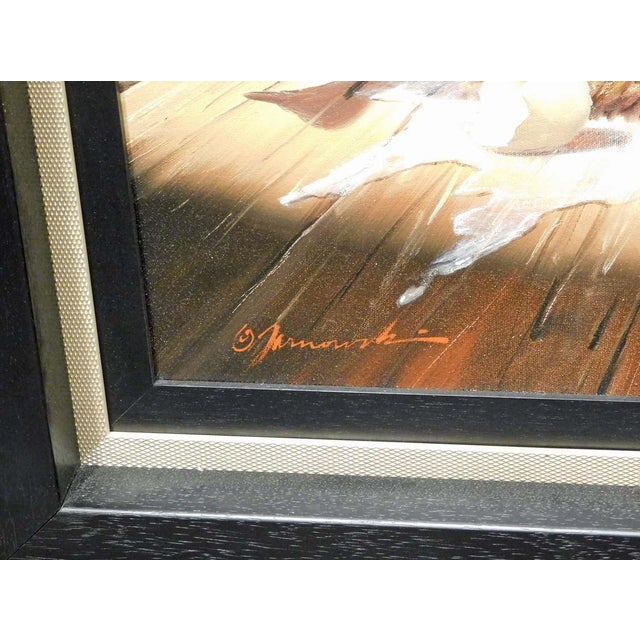 Glen Tarnowski Flood of Inspiration Oil Painting Hand Signed Koi For Sale - Image 9 of 9
