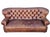Restoration Hardware Leather Churchill Tufted Sofa For Sale - Image 18 of 18