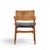 E. Knudsen for Jensen & Lykkegaard Model 48 Mid Century Danish Teak and Cane Dining Arm Chair This chair measures: 20.75...