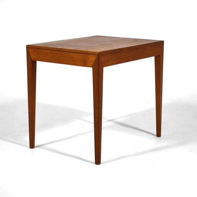 Severin Hansen Side Table/ Nightstand by Haslev Mobelfabrik For Sale In Chicago - Image 6 of 10