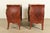 Paul Sormani Style Antique French Provincial Louis XV Kingwood Inlaid Marquetry Marble Top Commodes With Mounted Ormolu | Pair For Sale - Image 13 of 15