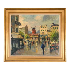 Gustaf Svensson, Parisian Street Scene