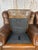 Pair of English Library Club Chairs in Hand-Finished Cognac Leather For Sale - Image 16 of 18