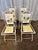 Rustic European Duck Hand Painted Chairs Set/4 For Sale - Image 3 of 12