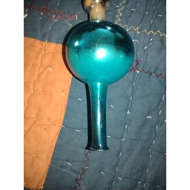 Mid Century Glass Christmas Tree Topper For Sale - Image 4 of 7