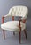 Victorian Baroque Style Armchair in Alcantara, 1970s For Sale - Image 17 of 17