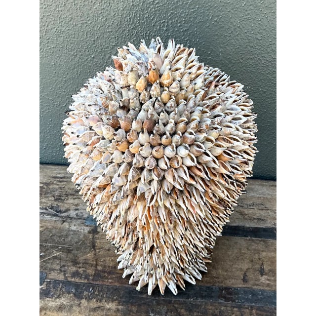 Vintage Shell Covered Sculpture For Sale - Image 12 of 12