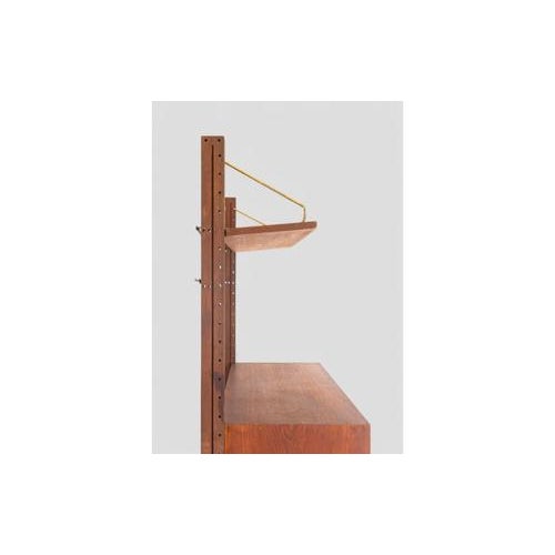 Brown Teak Bar Cabinet from ISA Bergamo, 1950s For Sale - Image 8 of 14