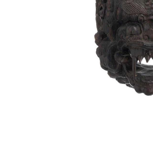 Indonesian Art Barong Sculpture For Sale - Image 3 of 6