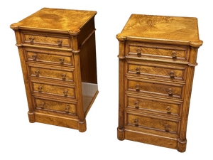 Bedside Tables in Elm, Set of 2