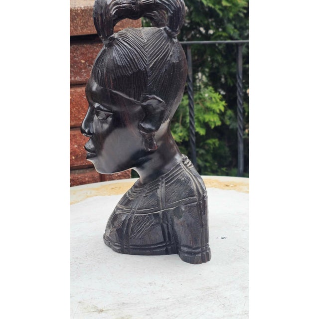 Vintage Wooden Figurine, 1970s For Sale - Image 4 of 8