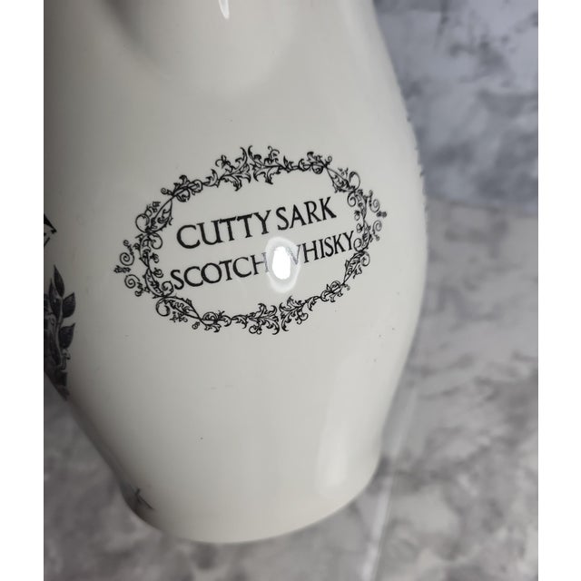 Ceramic 1990s Cutty Sark Nautical Transferware Pitcher For Sale - Image 7 of 13