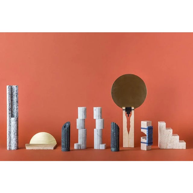 Not Yet Made - Made To Order Hand Lathered Marble Ruinette Candleholder by Ilaria Bianchi For Sale - Image 5 of 6