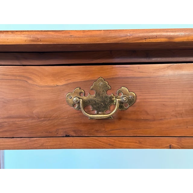 French Side or End Table of Patinated Cherry With Drawer For Sale - Image 11 of 16